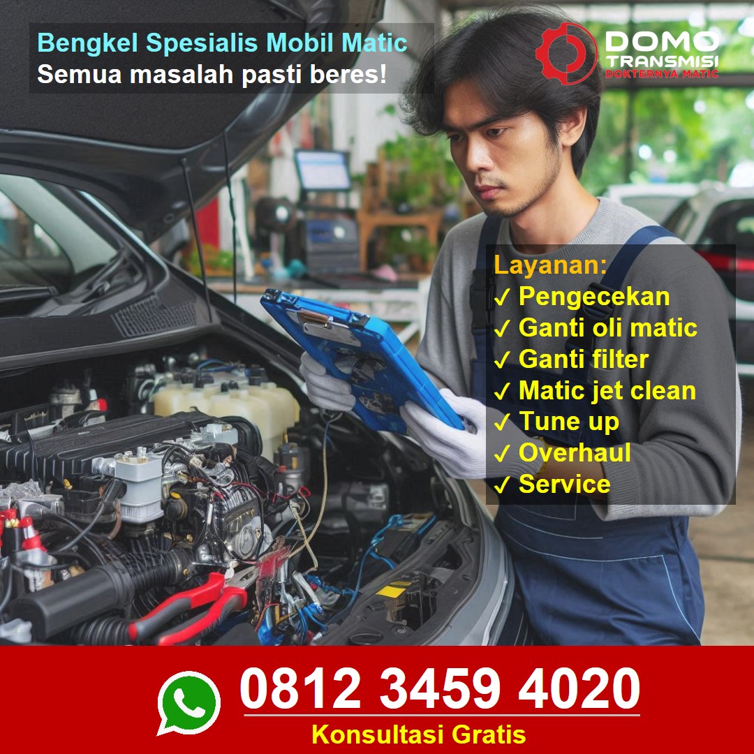 Solusi Aman Cairan Anti Jedug Matic di Bengkel Mobil Bintaro Terbaik