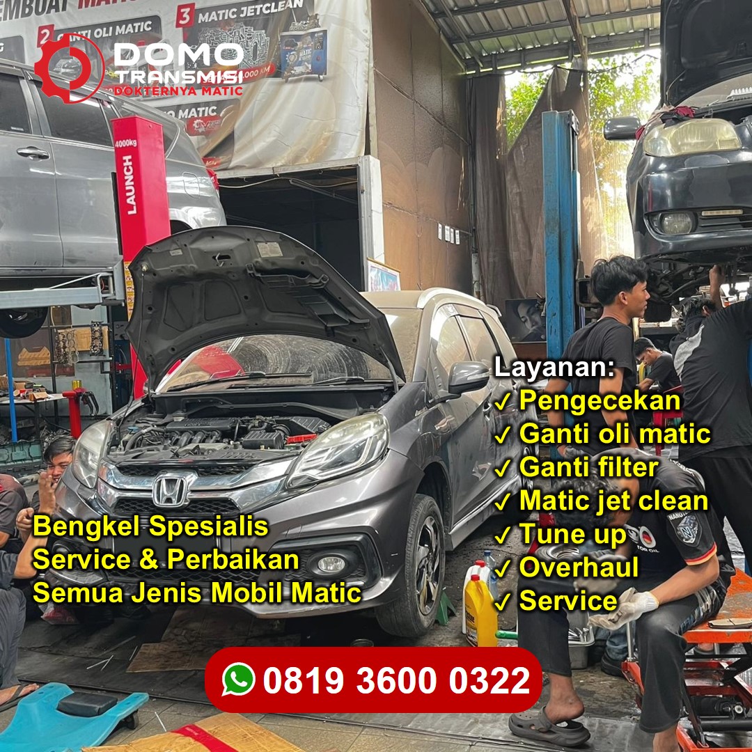 Solusi Ganti Oli Transmisi Matic Terdekat Pakai Oli Terbaik