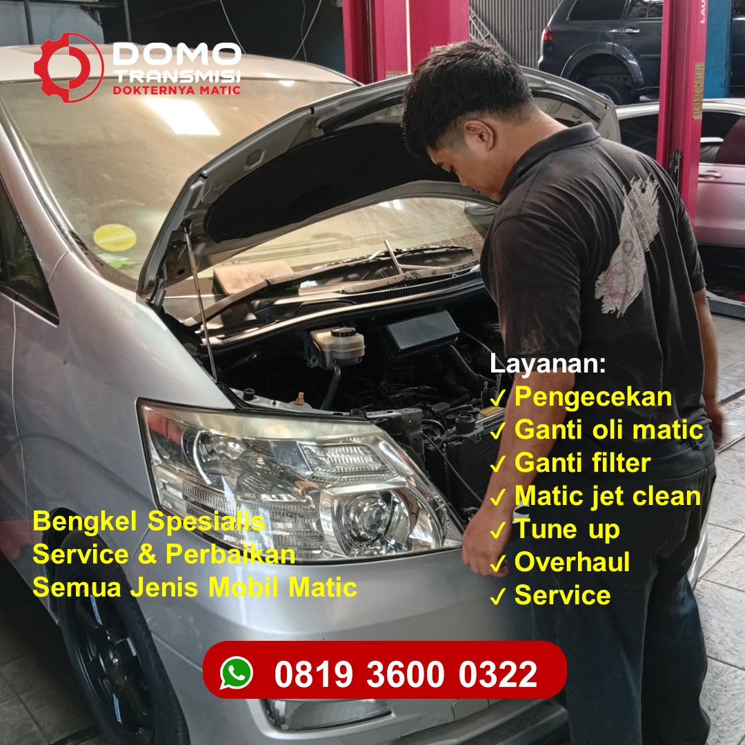 Bengkel spesialis mobil toyota matic surabaya Garansi Ganti Komponen