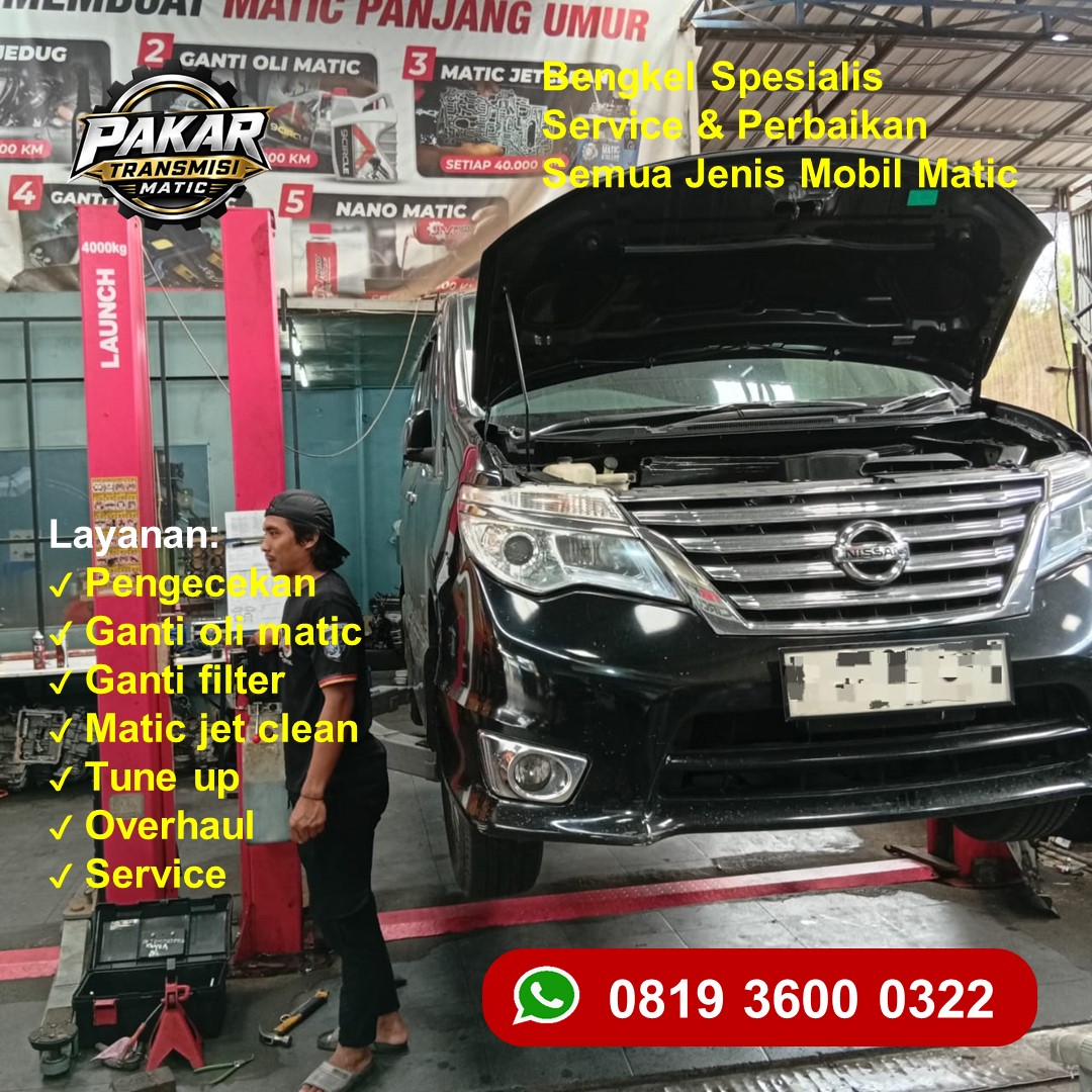 Rawat Transmisi di Bengkel Mobil Honda Matic Surabaya Bertransaksi Hemat