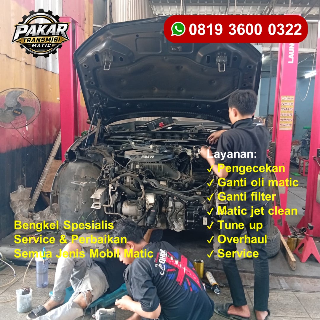 Atasi Transmisi Jedug di Bengkel Mobil Kia Carens Matic Surabaya
