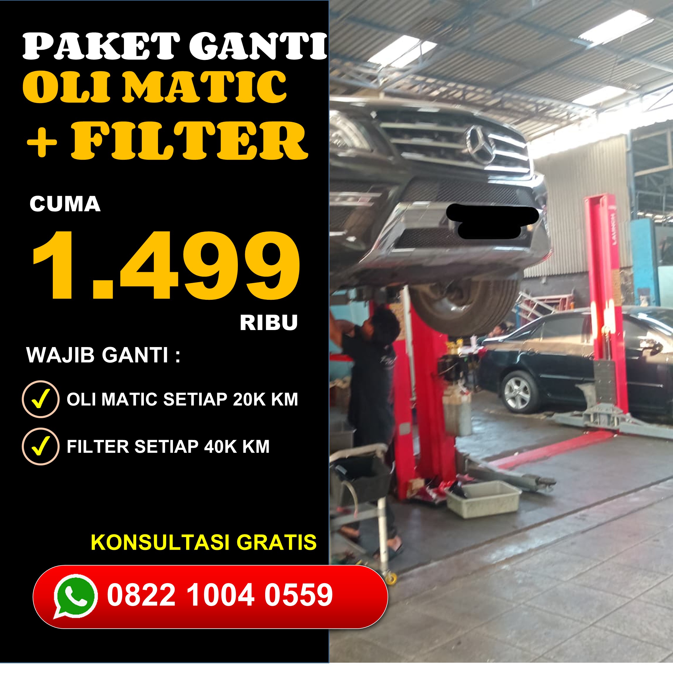 Garansi Resmi Bengkel Spesialis Mobil Honda Matic Tangerang Selatan