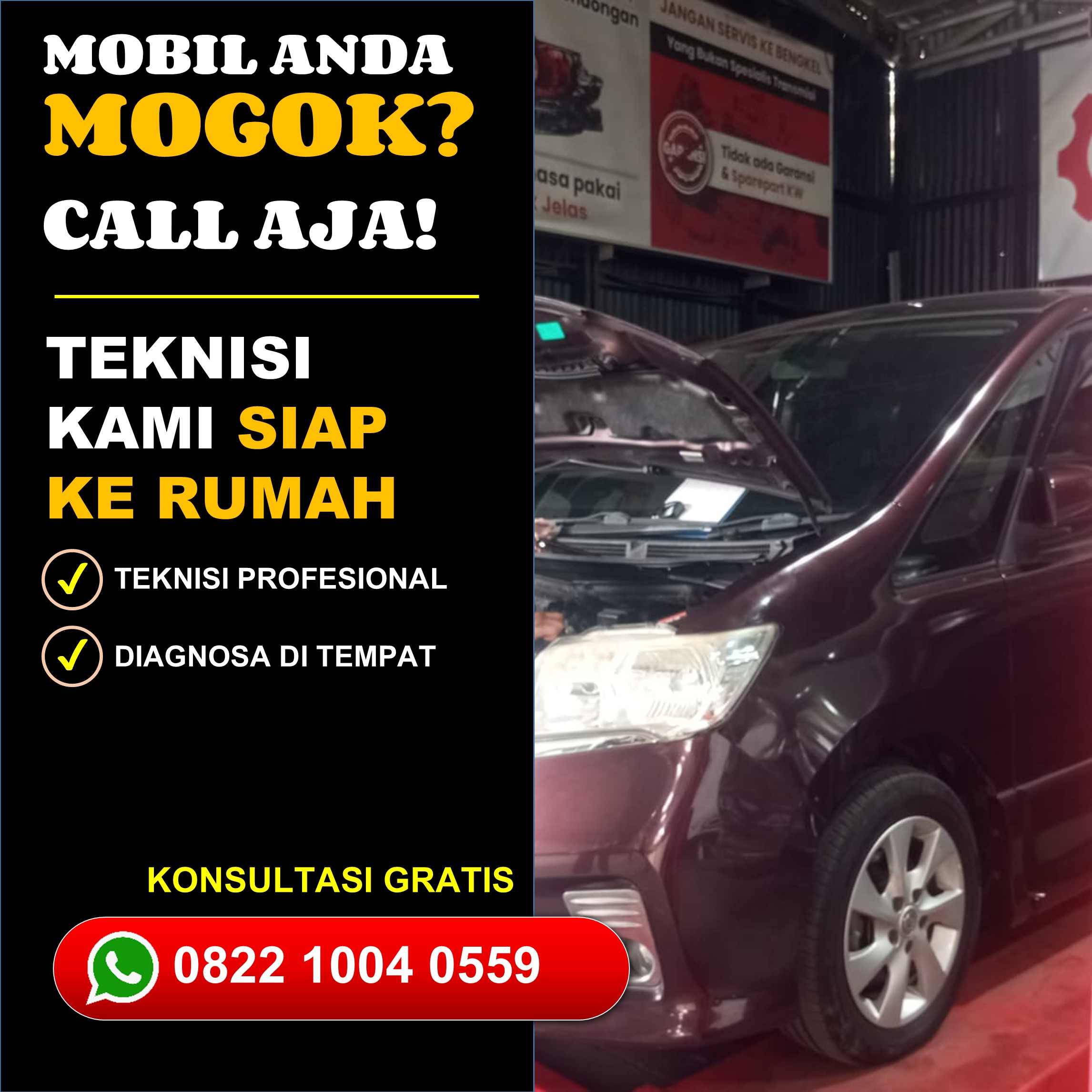 Perawatan Mesin Prima Bengkel Mobil Daihatsu Matic Tangerang Selatan Puas
