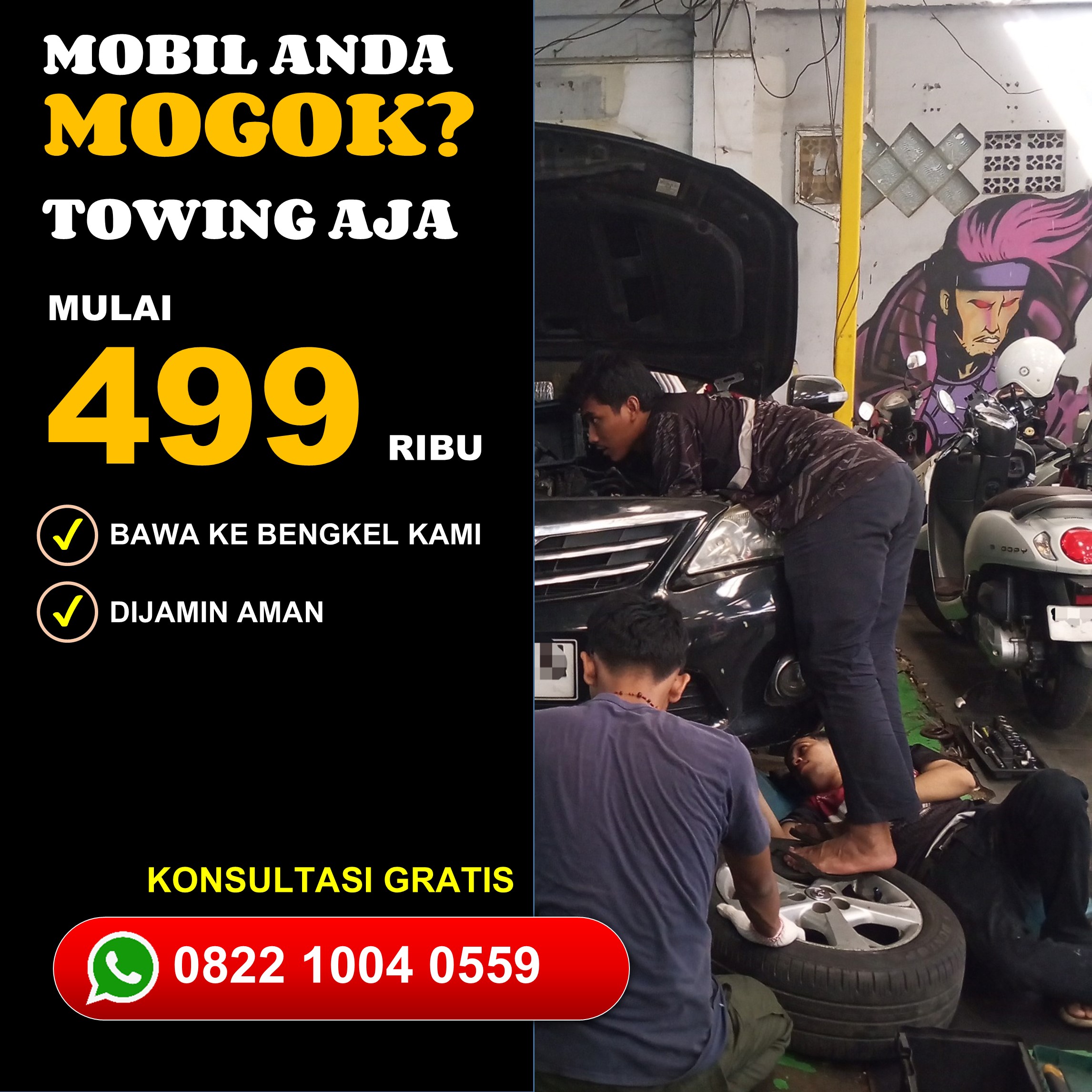 Rekomendasi Servis Murah Bengkel Mobil Tangerang Selatan Paling Cepat